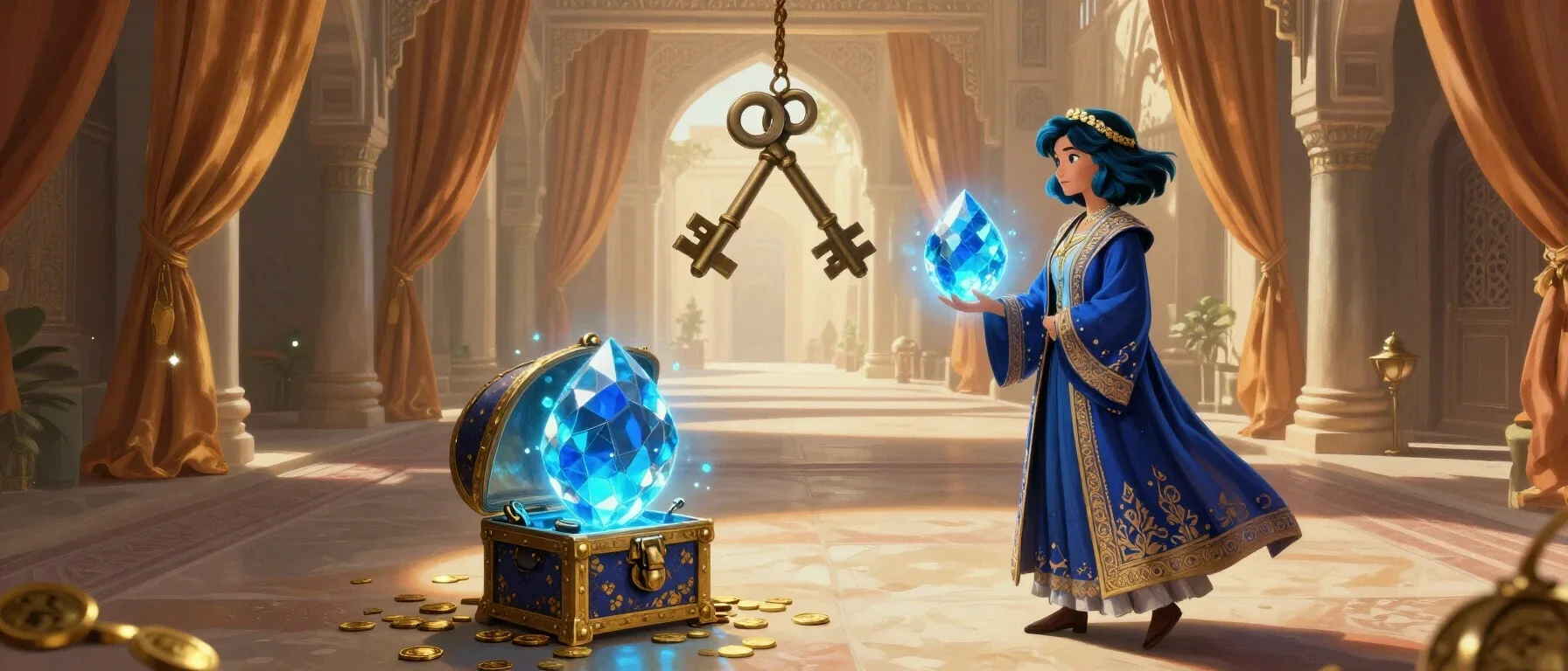 Vaycasino account protection with a shield and two keys