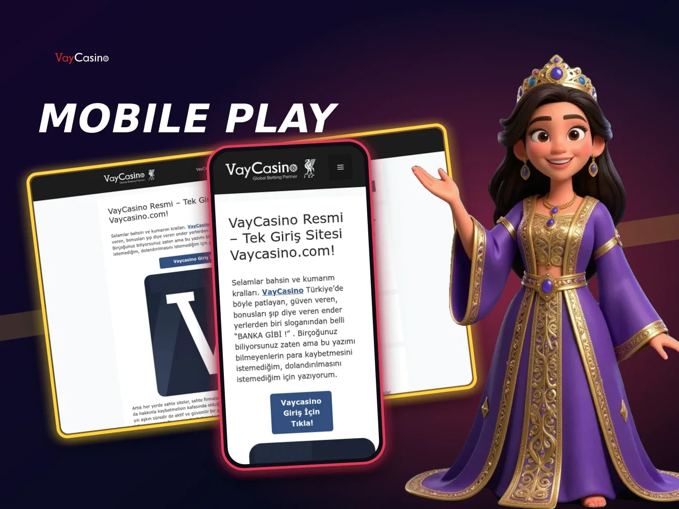 Mobile casino experience with games and account access